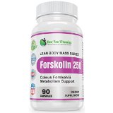 Forskolin 250 Forskolin Coleus Forskohlii Root 250mg Yielding 50 mg Active Forskolin 90 Capsules 1 Bottle