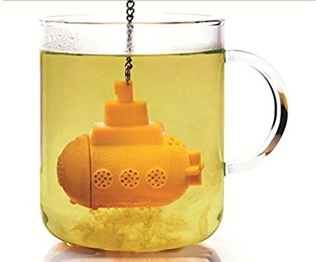 Silicone & Stainless Leaf Tea Strainer Teaspoon Infuser Ball Spice Filter