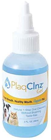 PlaqClnz Daily Treatment Dental Oral Gel for Dogs Reduces Plaque Tartar Without Brushing(One Bottle)