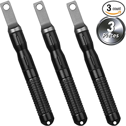 Mudder 3 Pieces Compact Fire Starter with Scraper Striker, Replaceable Fire Magnesium Rod Emergency Waterproof Survival Fire Starter Rod Easy Grip for Camping, Backpacking, Bush-Craft