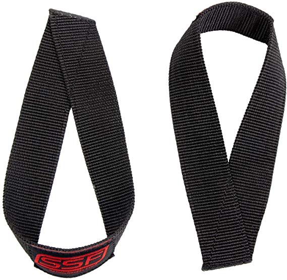 Serious Steel Fitness 1.5 to 1.75 inches Wide Lifting Straps | Weightlifting Strap | Deadlift Strap | Axle Strap