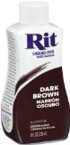 Rit Dye Liquid Fabric Dye 8-Ounce Dark Brown