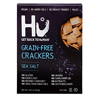 Hu Kitchen, Cracker Sea Salt Grain Free Vegan, 4.25 Ounce