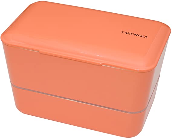 TAKENAKA Expanded Double Coral Bento Box