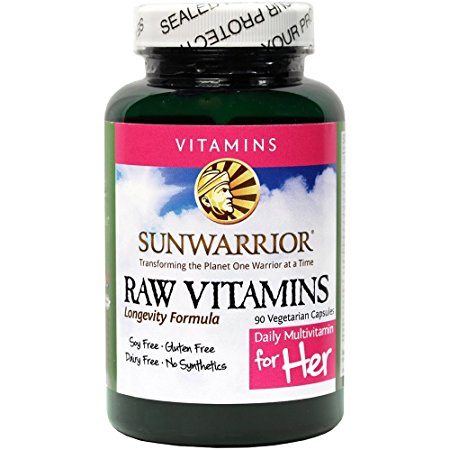 Sunwarrior - Raw Vegan Multivitamins and Enzymes for Her, 90 Capsules (FFP)