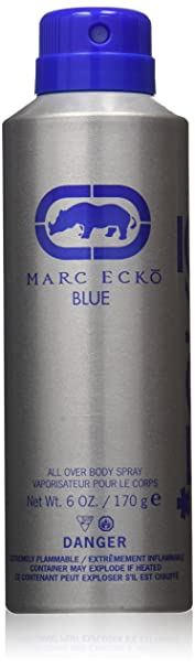 Marc Ecko Body Spray, Blue, 6 Ounce