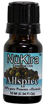 NuKira Allspice Pure Essential Oil, 0.34 Ounce