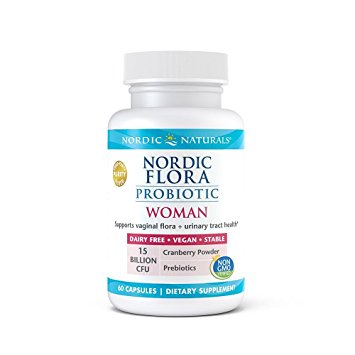 Nordic Naturals Flora Probiotic Woman - Probiotic for Intestinal Health Specifically Designed for Women's Health, 60 Soft Gels