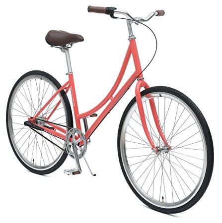 Critical Cycles Dutch Step-Thru 3-Speed City Coaster Commuter Bicycle, 44cm/One Size