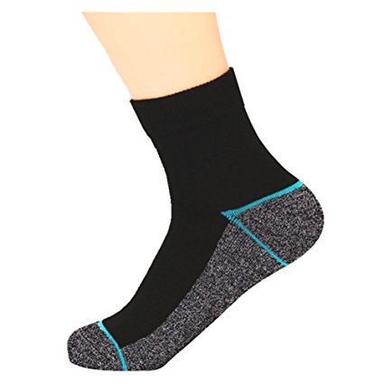 Copper Antibacterial Athletic Ankle Socks for Mens and Womens