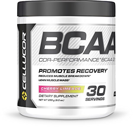 Cellucor COR Performance BCAA Powder, Branched Chain Amino Acids with Beta Alanine, Cherry Limeade, 30 Servings