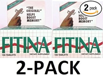 Fitina Memory Support Supplement 100 Tablets 2-PACK