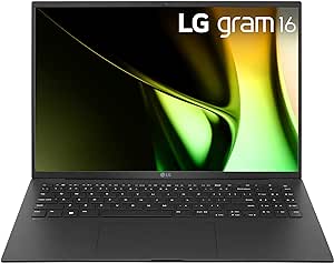 LG gram 16-inch Lightweight Laptop, Intel Evo Edition - Intel Core Ultra 7 Processor, Windows 11 Home, 16GB RAM, 2TB SSD, Black