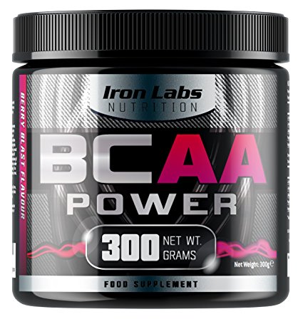 BCAA POWER - Ultra Potent 15,000mg BCAAs | Intra Workout Supplement Drink - Muscle Energy | Berry Blast Flavour | 10:1:1 BCAA Ratio - 300 grams