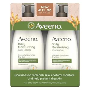 Aveeno Daily Moisturizing Body Lotion for Dry Skin, (2x24 FL. OZ (48 FL. OZ.)