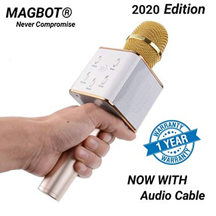 MAGBOT Wireless Electric Singing Mike Handheld Multi-function Bluetooth Karaoke Mic