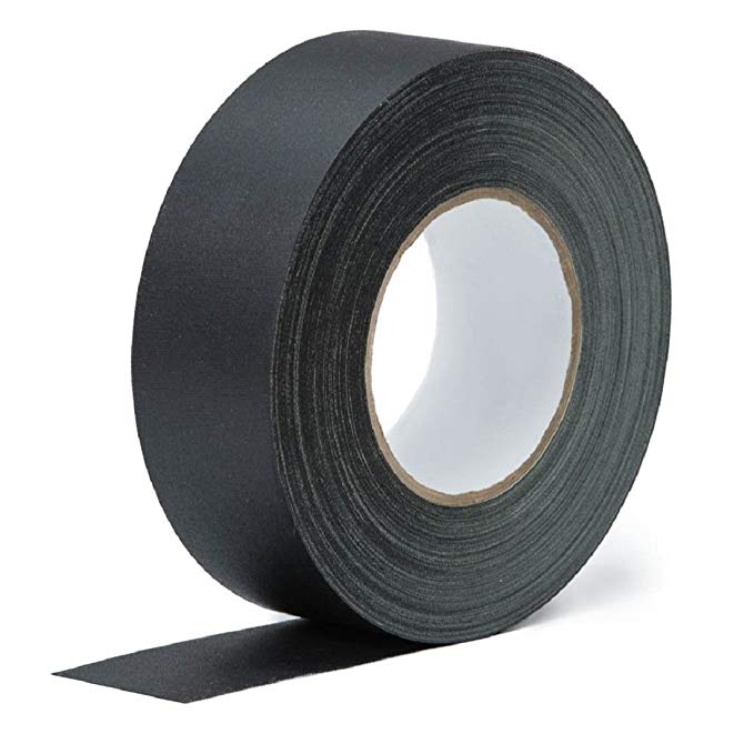 New: Professional Grade Gaffers Tape 2inch×30yards(Black) 11 mils for pro Photography, Filming Backdrop, Production Equipment,Easy to Tear,Matte Non-Reflective Finish and Leaves No Sticky Residu