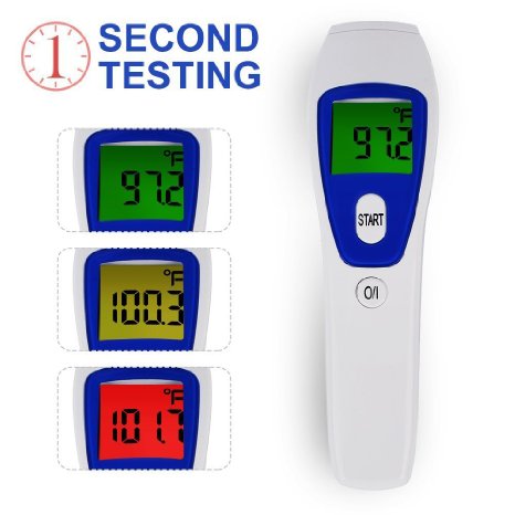 Motoraux Facilitate CE Approved Forehead Digital Thermometer With Infra-Red Intelligent Sensor Sensitve Detection