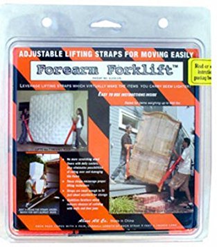 Forearm Forklift Lifting and Moving Straps-Orange