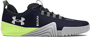 Under Armour TriBase Reign 6 Uomo, Blu navy/Verde Morph/Bianco, 44 EU