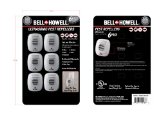 Bell and Howell Ultrasonic Pest Repeller 6 Value Pack