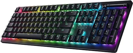 Razer DeathStalker V2 Pro Wireless Gaming Keyboard: Low-Profile Optical Switches - Linear Red - HyperSpeed Wireless & Bluetooth 5.0-40 Hr Battery - Ultra-Durable Coated Keycaps - Chroma RGB