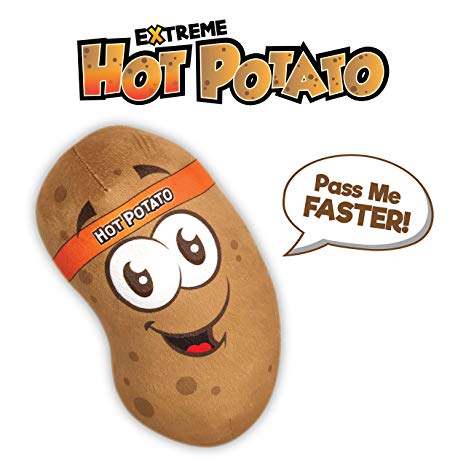 Move2Play Extreme Hot Potato - Electronic Passing Game with 40  Spud-Tastic Phrases, Music, & Sound FX for Kids