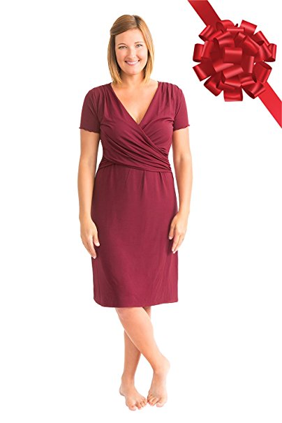 Kindred Bravely The Angelina Ultra Soft Maternity & Nursing Nightgown Dress