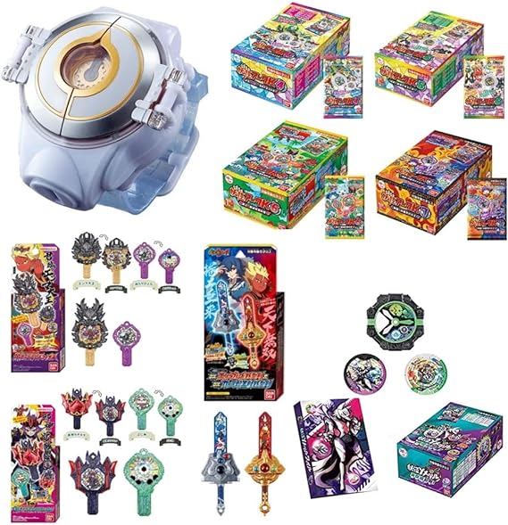 Yo-Kai Watch Assorted Toy Set Lucky Bag Yokai Watch Elda ver. K Youkai Ark K 4 5 6 7 Box Japanese Ver (Set B / 11 Items)