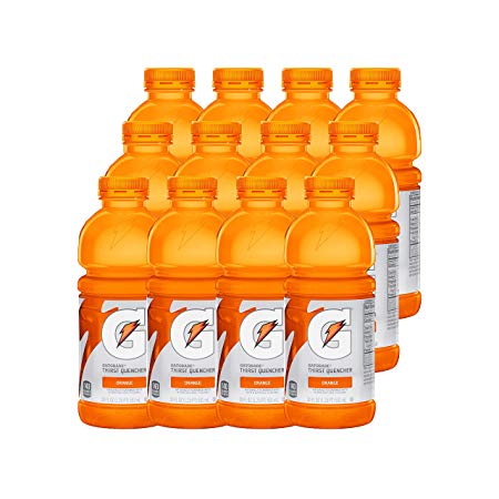 Gatorade Thirst Quencher, Orange, 12 Count, 20 oz Bottles
