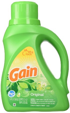 Gain HE Liquid Detergent - 50 oz - Original Fresh - 32 Loads