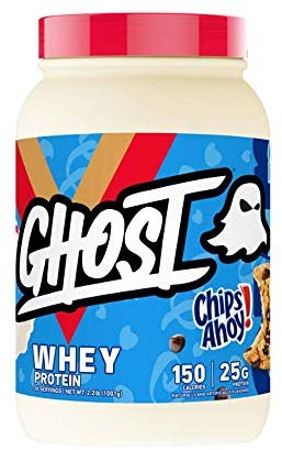 Ghost 100% Whey Protein Powder 2lb Tub (Chips Ahoy!, 2lb)