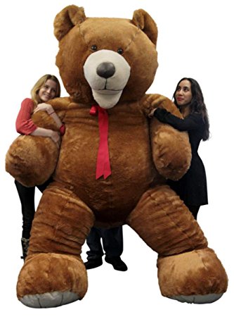 American Made 9 Foot Teddy Bear Huge Soft 108 Inch Giant Teddybear Brown Made in USA