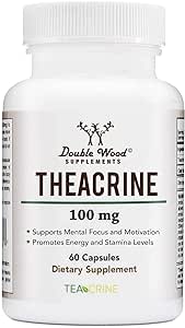 Theacrine (Teacrine) - Energy and Stamina Boosting Supplement - 100 Mg - 60 Capsules