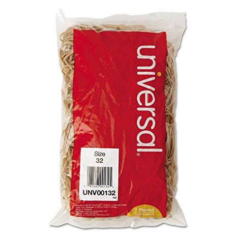 Universal 00132 32-Size Rubber Bands (1lb Pack)