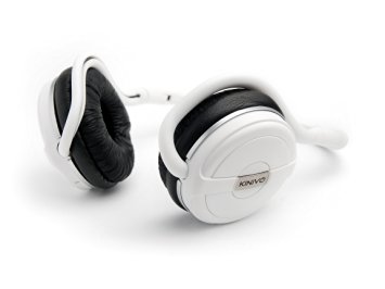 Kinivo BTH240 Limited Edition Bluetooth Stereo Headphone - Supports Wireless Music Streaming and Hands-Free Calling (Arctic White)