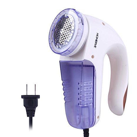 Electric Sweater Shaver Fabric Shaver Lint Remover Machine Defuzzer For Clothes Fuzz, Cashmere, Wool, Legging, Couch, Furniture. Save on Batteries. Extra Replacement Blade and Brush.