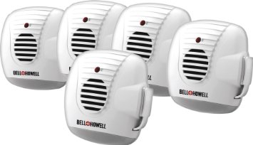 Bell & Howell Ultrasonic Pest Repeller with Nightlight Rodent Control 5 pack