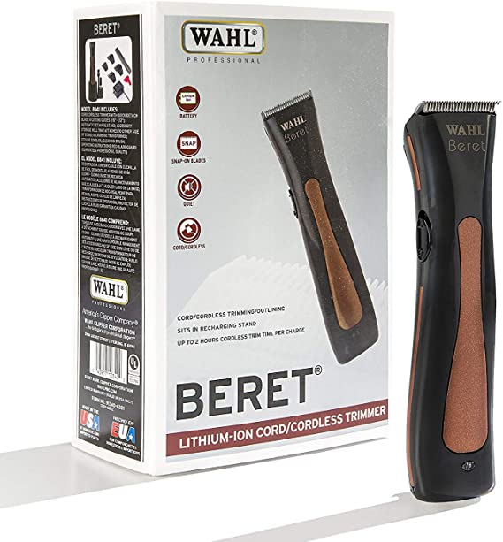 Wahl Professional Beret Lithium Ion Cord/Cordless Trimmer 8841 - Designed for Professional Barbers and Stylists