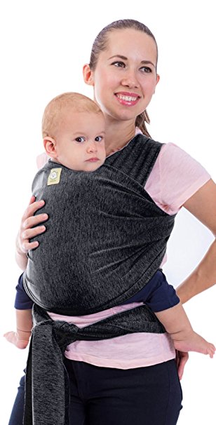 Baby Carrier - Baby Slings Wrap by KeaBabies - All-in-1 Stretchy Baby Wraps - Baby Sling - Infant Carrier - Babys Wrap - Hands Free Babies Carrier Wraps | Great Baby Shower Gift Mystic Grey