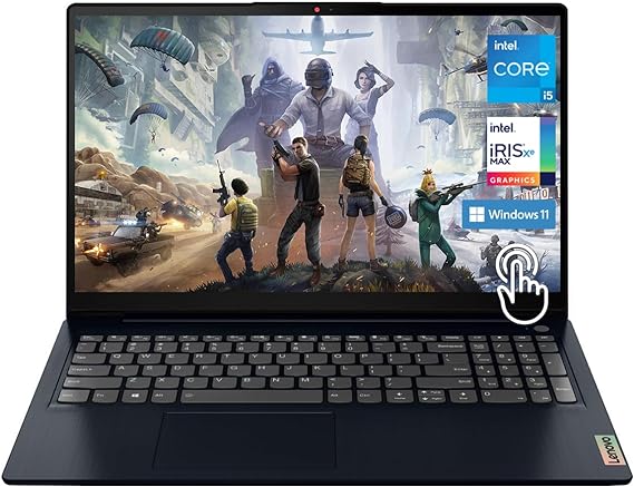 Lenovo 2023 Newest Ideapad 3i Laptop, 15.6" FHD Touchscreen, 11th Gen Intel Core i5-1155G7 Processor, 12GB DDR4 RAM, 512GB SSD, HDMI, Webcam, Wi-Fi6, Bluetooth, Win11, Abyss Blue, W/GaLiMu