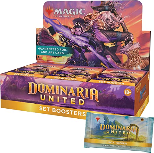 Magic: The Gathering Dominaria United Set Booster Box | 30 Packs   Box Topper Card (361 Magic Cards)