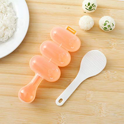 blue page Baby Rice Ball Mold Orange - Kitchen Tools Shakers Food Decor for Kids DIY Lunch Maker Mould