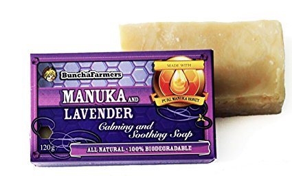 All Natural Lavender & Manuka Honey Soap 4oz