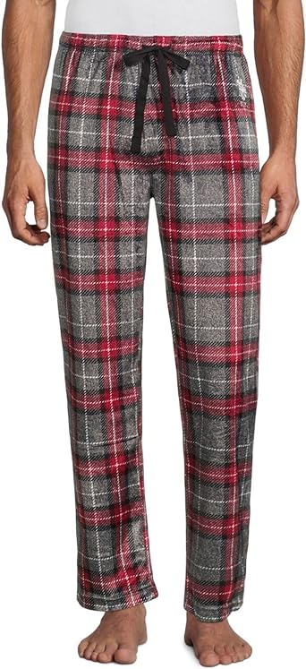 U.S. Polo Assn. Men's Pajama Pants - Ultra Soft Fleece Sleep and Lounge Pants (Size: S-XL)