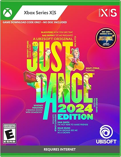 Just Dance 2024 Edition - Amazon Exclusive Bundle | Xbox Series X (Code in Box & Ubisoft Connect Code)