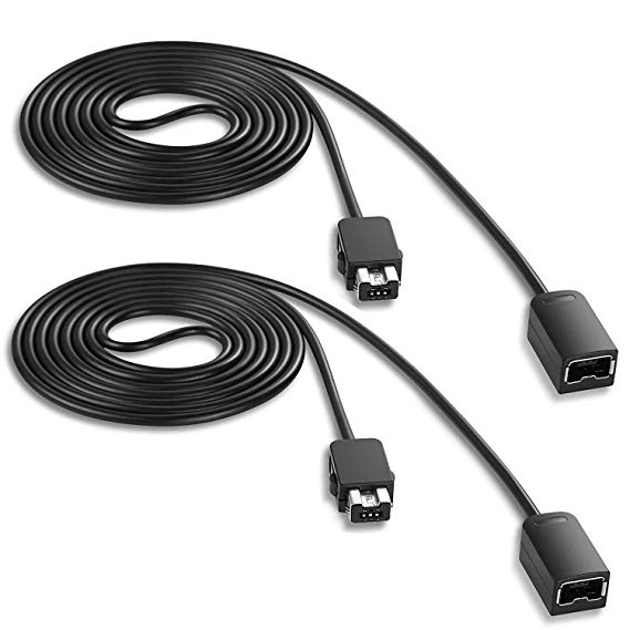 Ankey 2-Pack 10ft/3M Extension Cable for Nintendo NES/SNES Classic Mini Edition Controller, Extender Power Cord Cable for NES Classic Mini Edition 2016 and SNES Classic Edition 2017 Black
