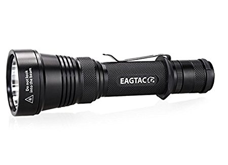 EagleTac S200C2 1116 Lumens Super Bright Long Throwing LED Flashlight, Black