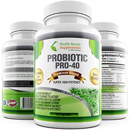 * ULTRA PROBIOTICS * Best One Probiotics For Men & Women – For Weight Loss – Digestive Health – One Daily Support – Slams 15 Billion – 50 Billion & EVEN 100 Billion