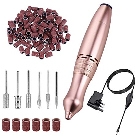 Lictin Electric Manicure Nail Drills - Nail Drill Bits for Acrylic Nails Electric Manicure Pedicure Nail Drill Set, Electric Nail File Grinder Grooming Personal Manicure and Pedicure Kit